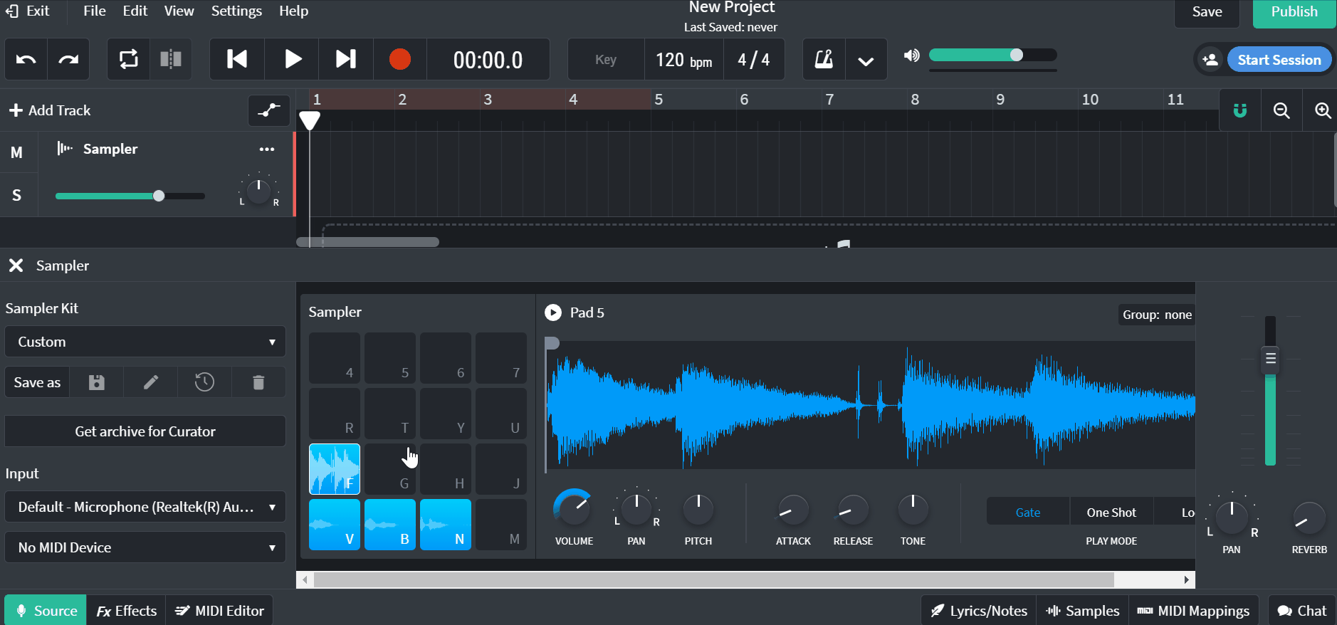 How do I use Sampler? BandLab Help Center